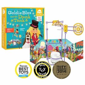 GoldieBlox en de 'Dunk Tank' - Boek en Bouwset