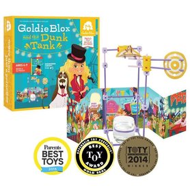 GoldieBlox en de 'Dunk Tank' - Boek en Bouwset GoldieBlox en de 'Dunk Tank' - Boek en Bouwset