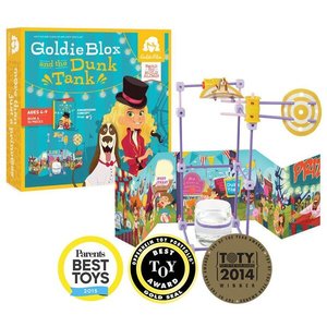 GoldieBlox en de 'Dunk Tank' - Boek en Bouwset